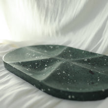 Load image into Gallery viewer, Emerald Terrazzo Seder Plate