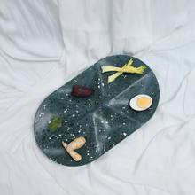 Load image into Gallery viewer, Emerald Terrazzo Seder Plate
